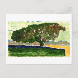Peaceful lone tree briefkaart