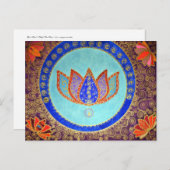 Peaceful Lotus Dreams Briefkaart (Voorkant / Achterkant)