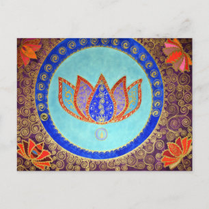 Peaceful Lotus Dreams Briefkaart
