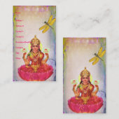 Peaceful Lotus en Dragonfly Visitekaartje (Voorkant / Achterkant)