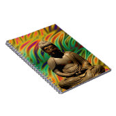 Peaceful Meditating Buddha Prints Notitieboek (Rechterzijde)