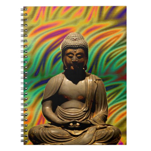 Peaceful Meditating Buddha Prints Notitieboek (Voorkant)