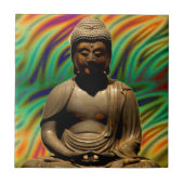 Peaceful Meditating Buddha Prints Tegeltje (Voorkant)