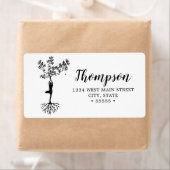 Peaceful Meditation Yoga Return Label (Insitu)