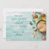 Peaceful Moments Spa Happy Birthday Kaart (Voorkant)