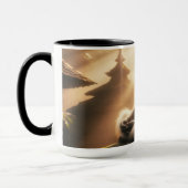 Peaceful Monkey Coffee Mok (Links)