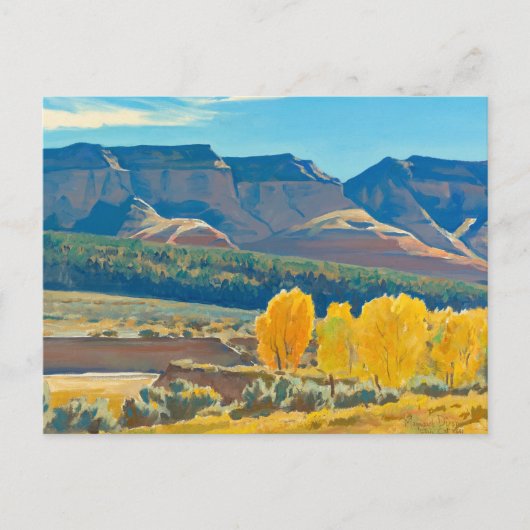 Peaceful Morning by Maynard Dixon Briefkaart (Voorkant)