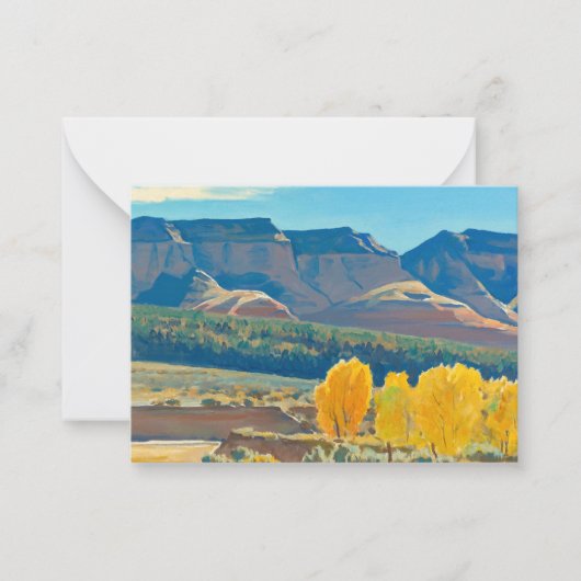 Peaceful Morning by Maynard Dixon Notitiekaartje (Voorkant)