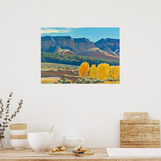 Peaceful Morning by Maynard Dixon Poster (Keuken)