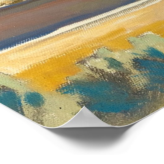 Peaceful Morning by Maynard Dixon Poster (Hoek)