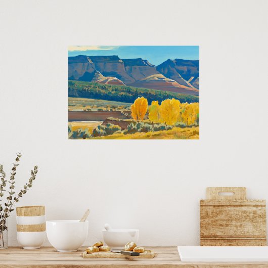 Peaceful Morning by Maynard Dixon Poster (Keuken)