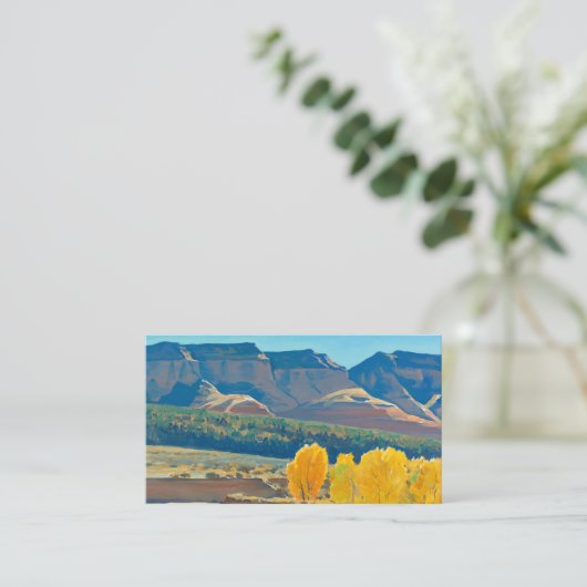 Peaceful Morning by Maynard Dixon Visitekaartje (Staand voorkant)