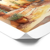 peaceful morocco art print (Hoek)