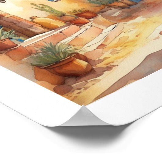 peaceful morocco art print (Hoek)