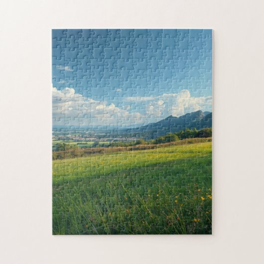 Peaceful Mountain Flowers Puzzle Legpuzzel (Verticaal)