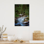 Peaceful Mountain Stream print (Keuken)