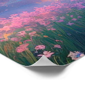 Peaceful Mountain Sunset Poster (Hoek)