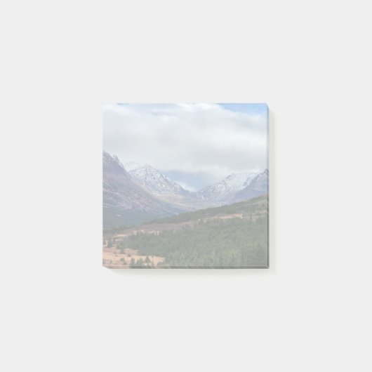 Peaceful Mountain Valley Post-It Notes (Voorkant)