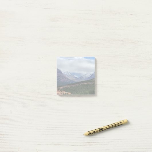 Peaceful Mountain Valley Post-It Notes (Op bureau)