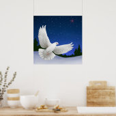 Peaceful nachtelijke afdrukken poster (Keuken)