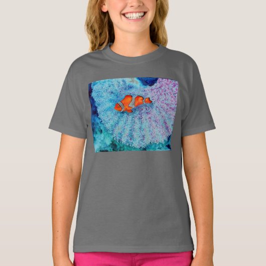 Peaceful Nemo Clown Fish T T-shirt (Voorkant)