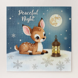 Peaceful Night Deer Puzzle Legpuzzel