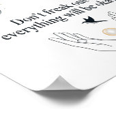 Peaceful Night Moonlight Uplift_ Insred Gentle Art Poster (Hoek)