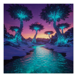 Peaceful Night  Perfect Poster