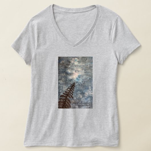 Peaceful night sky in the Forest with Stars T-shirt (Laagn)