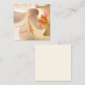 Peaceful Orchid Design Flat Note Kaart Notitiekaartje (Voorkant / Achterkant)