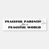 Peaceful Ouderschap Bumpersticker (Voorkant)