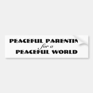 Peaceful Ouderschap Bumpersticker