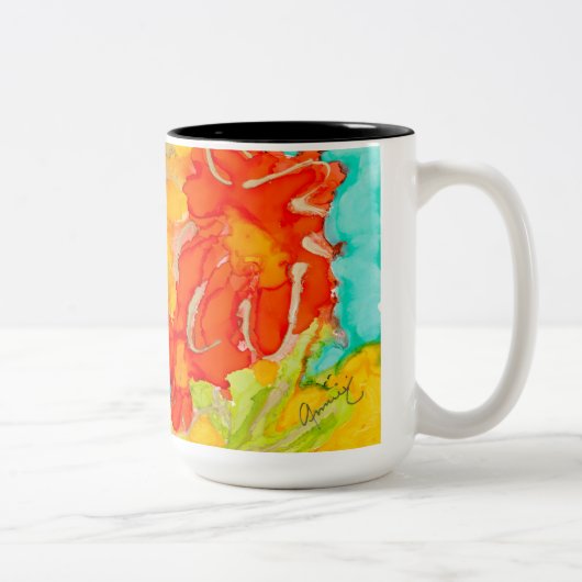 Peaceful Paradise Coffee Mok (Rechts)