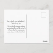 Peaceful Pastel Sailboats Nautical Marine Art Briefkaart (Achterkant)