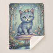 Peaceful Paws - Enlightened in Color Sherpa Deken (Voorkant)