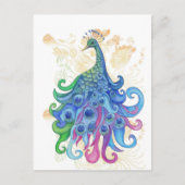 Peaceful Peacoco-producten Briefkaart (Voorkant)