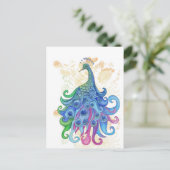 Peaceful Peacoco-producten Briefkaart (Staand voorkant)