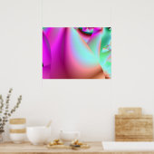 Peaceful Pink Room Accent Art Poster (Keuken)