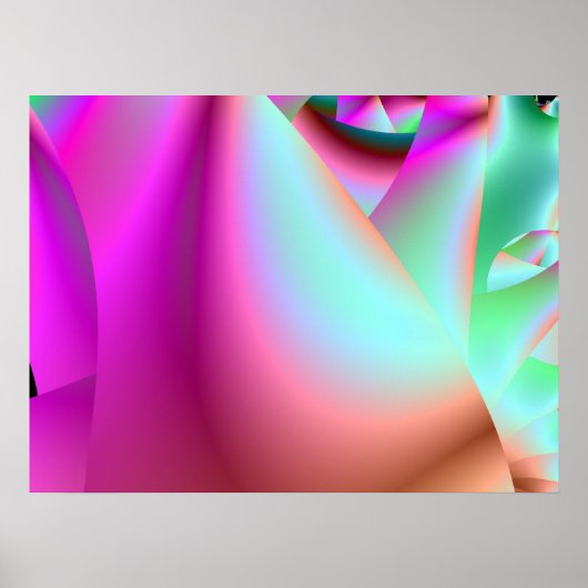 Peaceful Pink Room Accent Art Poster (Voorkant)