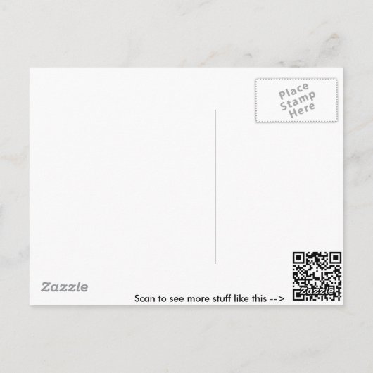 Peaceful Pitbull Briefkaart (Achterkant)