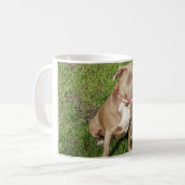 Peaceful Pitbull Koffiemok (Voorkant links)