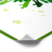 Peaceful Planet: Denk groen Poster (Hoek)