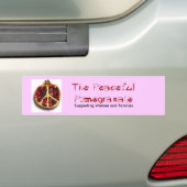 Peaceful Pomegranate Bumpersticker (Op auto)