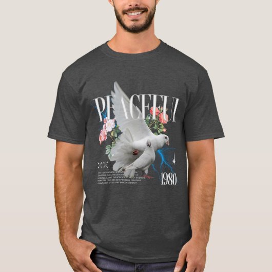 Peaceful Print T-shirt (Voorkant)