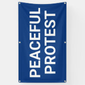 Peaceful Protest Banner (Verticaal)