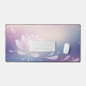 Peaceful Rhythm with Lotus Desk Mat (Keyboard & Muis)