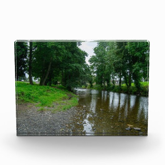 Peaceful River Elwy Shores in St. Asaph Fotoblokken (Voorkant)