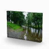 Peaceful River Elwy Shores in St. Asaph Fotoblokken (Rechts)