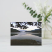 Peaceful Ruth Lake..... Briefkaart (Staand voorkant)
