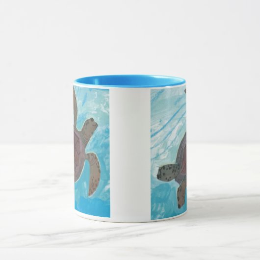 Peaceful Sea Turtle Mug Mok (Midden)